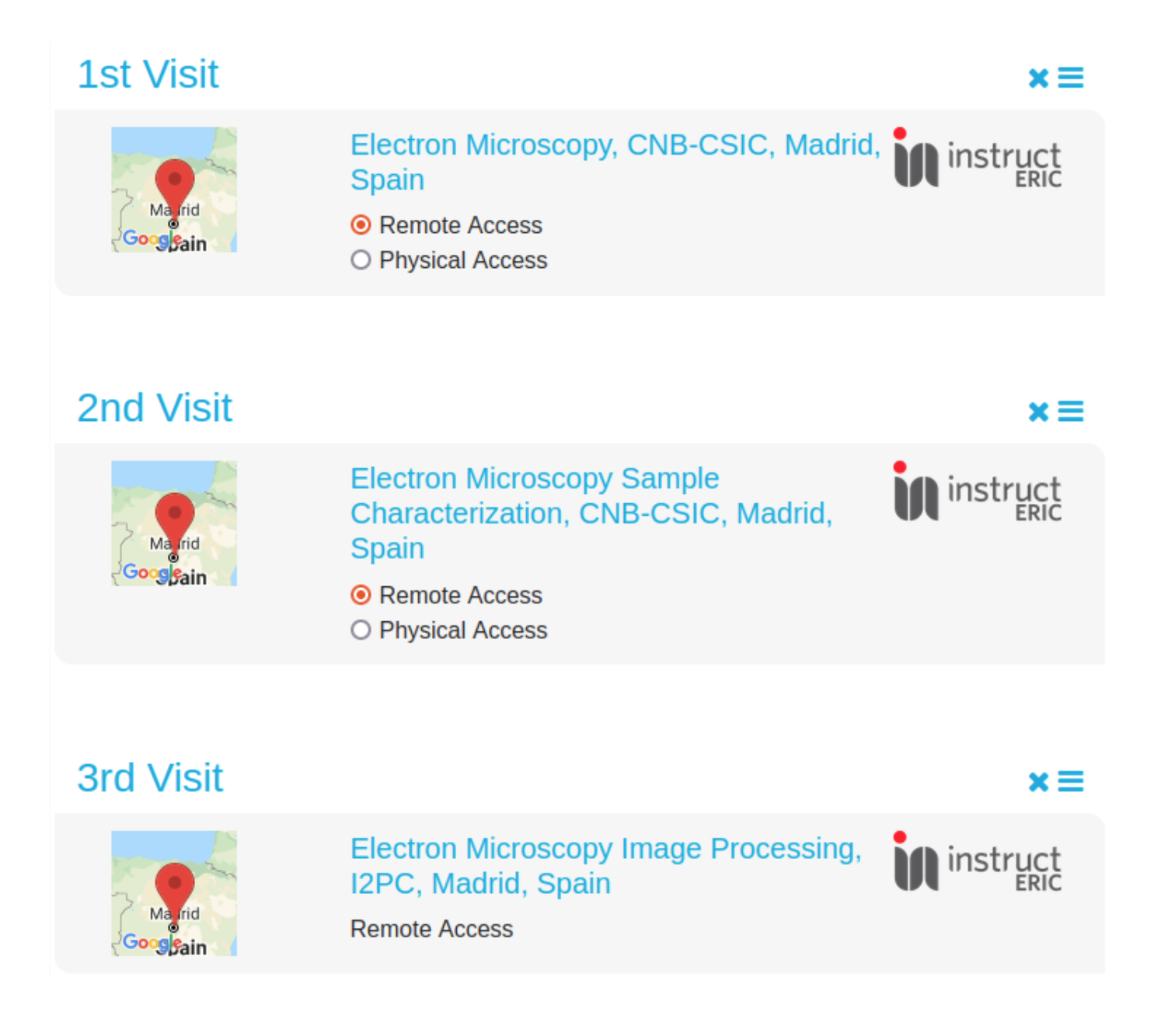 Selected Services Example